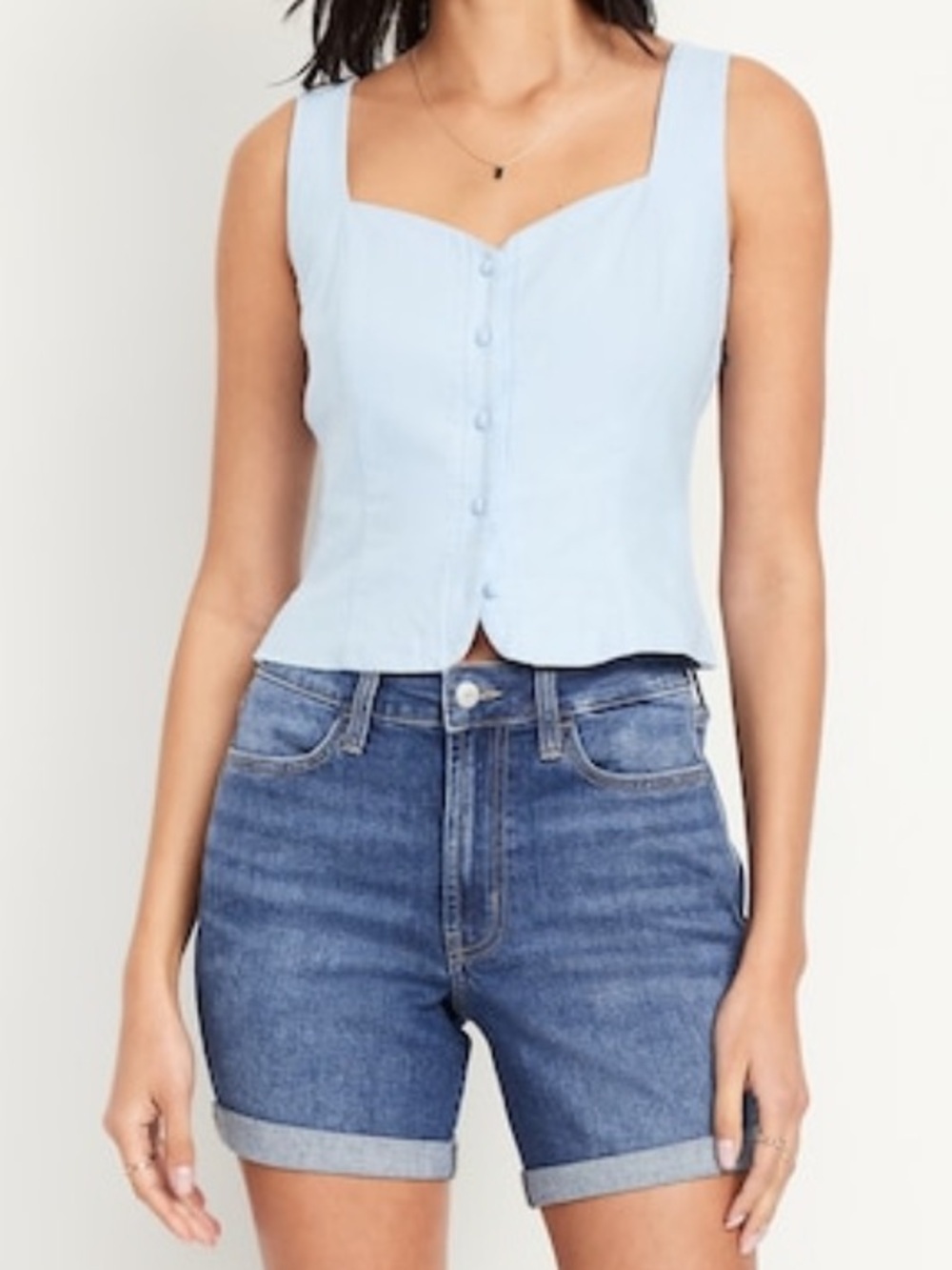 High-Waisted Wow Jean Shorts-5-inch Inseam/Women Size 30/4X